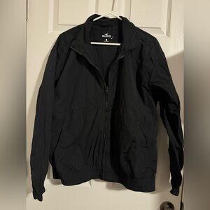 Hollister Men’s Black Lightweight Zip Jacket